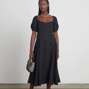 WWW COLLECTION LEE TEXTURED MIDI DRESS